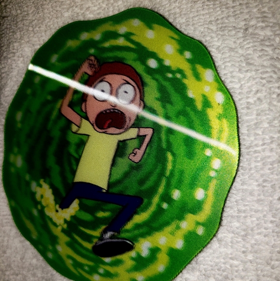 Rick & Morty 3D Dimensional Portal 4pc Coasters Mr Poopy Butthole Mr Meeseeks - Picture 5 of 8